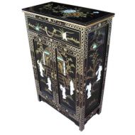 Mother Of Pearl Cabinet with Drawer
