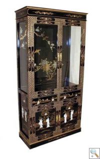 Mother of Pearl Cabinet with Lighting