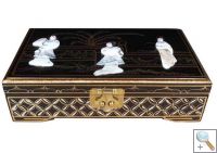 MOP Jewellery Box with Chinese Lock