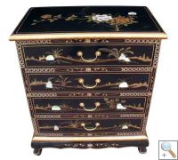 Mother of Pearl Chest of 4 Drawers