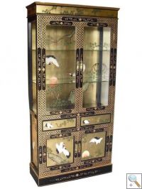 Gold Leaf Display Cabinet