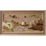 River Scenery 3D Handcarved Wooden Pictures